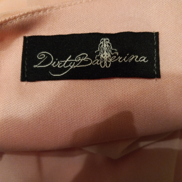 Dirty Ballerina Pink Chiffon Lined Dress - Picture 4 of 4